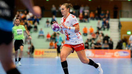 Mareike Thomaier erzielte sieben Treffer gegen Buducnost Podgorica.