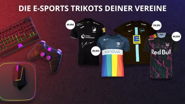 eSport-Trikot deines Lieblingsteams!