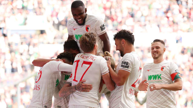 Augsburg jubelt. Der FCA ist bereits seit 2011 erstklassig.