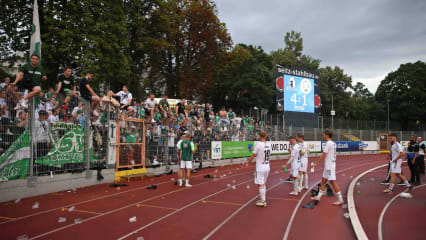 Vorkommnisse im Gästeblock: Einige Fans des FC 08 Homburg benahmen sich in Trier daneben.