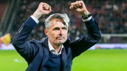 Siegertyp in Deventer: Mit den Go Ahead Eagles - hier eine Szene aus dem Jahr 2022 - feierte Kees van Wonderen einst Erfolge.