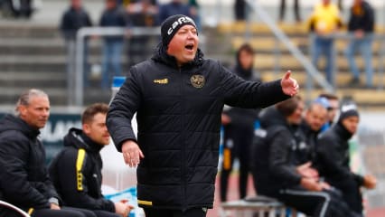 Cheftrainer Lukas Kling kam mit seiner SpVgg Bayreuth am Samstag nicht über ein 0:0 in Aubstadt hinaus.