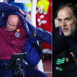 Lee Carsley (li.) frustriert die englischen Medien - übernimmt bald Thomas Tuchel bei den Three Lions?