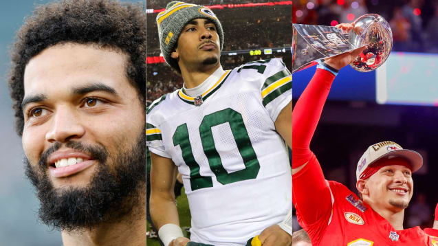 Quarterback ist die wichtigste Position im American Football. Und es gibt nur 32 Stellen in der größten Liga der Welt, der National Football League (NFL). Einige sind reserviert für Stars wie Patrick Mahomes, Lamar Jackson oder den in höherem Alter auflaufenden Aaron Rodgers. Aufstrebende Talente und gar Rookies sind außerdem am Start. Wer wo das Sagen in der Pocket hat, zeigt die folgende Übersicht.