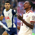 Rekordeinkäufe ihrer Klubs im Transfersommer 2024: Dani Olmo (Barca), Dominic Solanke (Spurs) und Michael Olise (Bayern).