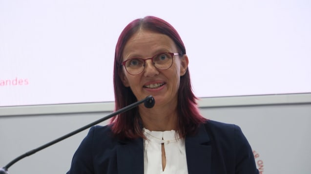 Silke Sinning ist die neue Präsidentin des Hessischen Fußballverbandes.