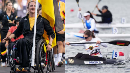 Edelmetall abgestaubt: Edina Müller (li.) und Anja Adler.
