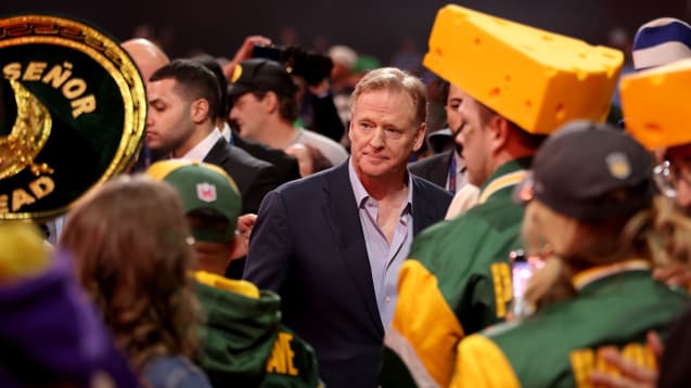 Der starke Mann im Hintergrund: Commissioner Roger Goodell will die NFL bis 2027 zu einem Umsatz von 25 Milliarden US-Dollar führen.