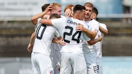 Freude bei der SG Barockstadt über drei wichtige Punkte gegen den SV Eintracht Trier. (Archivbild)
