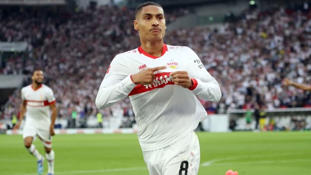 Zwei, die sich vertrauen: Enzo Millot und VfB-Coach Sebastian Hoeneß.