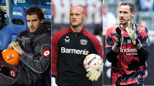 Ewige Ersatztorhüter: Christofer Heimeroth, Niklas Lomb und Jens Grahl.