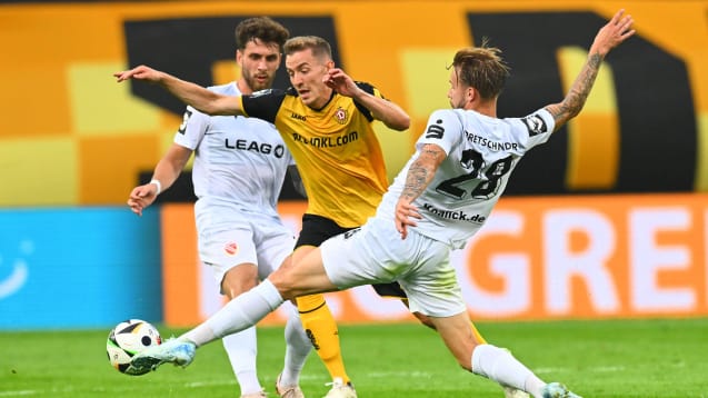 Niklas Hauptmann (Dresden) gegen Niko Bretschneider (Cottbus)