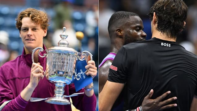 Jannik Sinner holte den Titel, Frances Tiafoe und Taylor Fritz müssen noch warten.