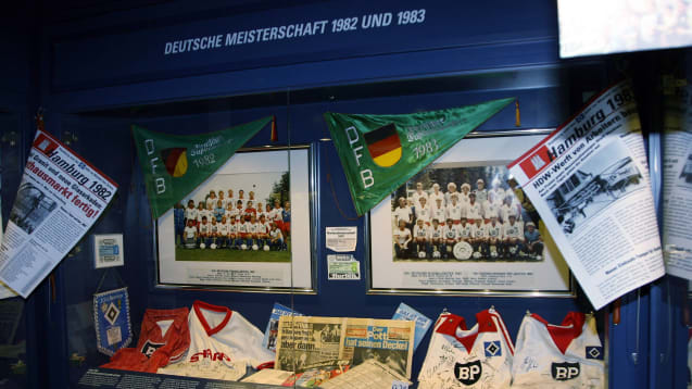 Ein Ort für Höhen und Tiefen: In Museen - wie hier vom Hamburger SV - wird auf Triumphe und Pleiten zurückgeblickt, auf gute wie schlechte Zeiten.