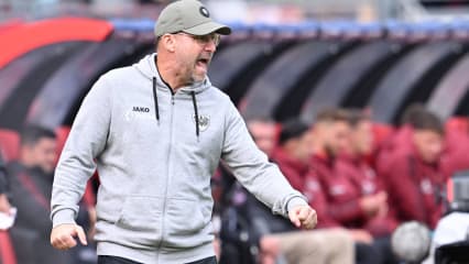 Münsters Trainer Sascha Hildmann.