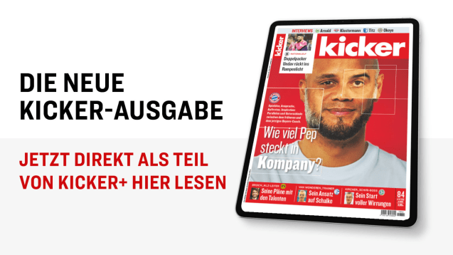 Die aktuelle kicker-Ausgabe.