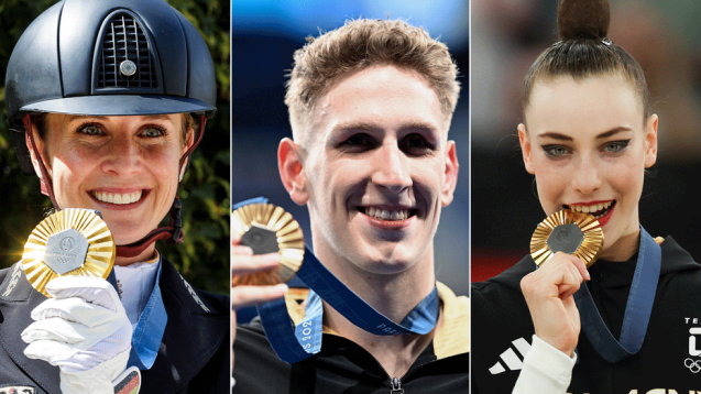 Gold, Silber, Bronze: Alle 33 deutschen Medaillen im Überblick - in Tokio 2021 waren es noch deren 37. Mit 12 Goldenen übertraf Team D das Tokio-Ergebnis indes knapp (10).